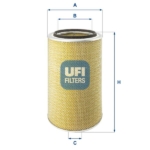 FILTRU DE AER MB,SETRA,MAN F90