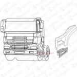 SCARA MICA STANGA DAF CF 85