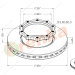 DISC FRANA FORD